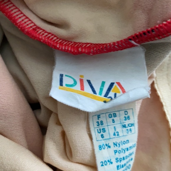 Diva Studio Women’s Bathing Suit Floral SZ 6 - Picture 4 of 4